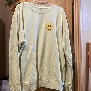 Living fully yellow sweatshirt size xl